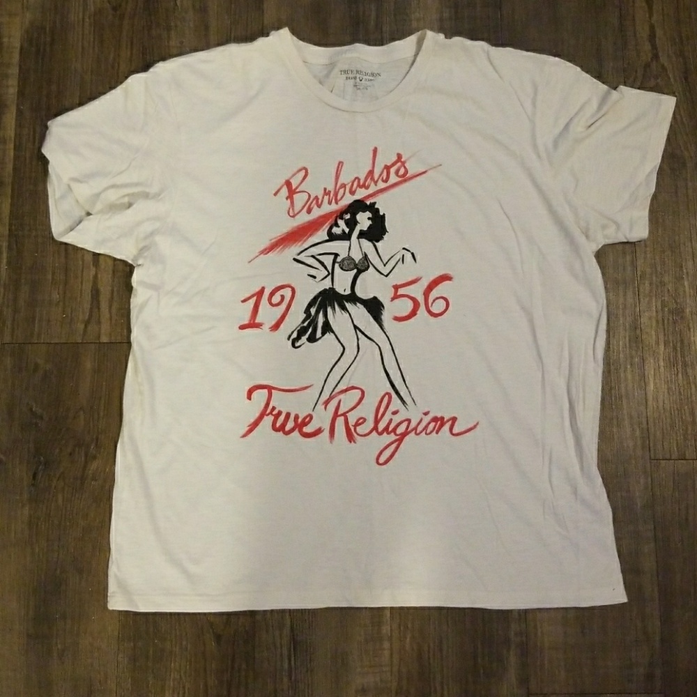 True Religion Cream Tshirt